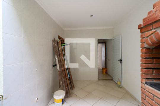 Área de Serviço e Churrasqueira de casa à venda com 3 quartos, 194m² em Campestre, São Caetano do Sul