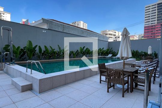 Área comum - Piscina de apartamento para alugar com 1 quarto, 30m² em São Judas, São Paulo