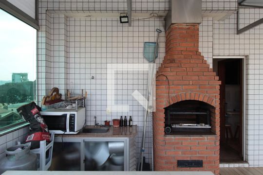 Área Gourmet de apartamento à venda com 5 quartos, 300m² em Indaiá, Belo Horizonte