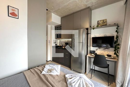 Studio  de kitnet/studio para alugar com 1 quarto, 23m² em Vila Clementino, São Paulo