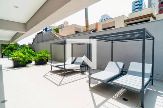 Área comum de kitnet/studio para alugar com 1 quarto, 23m² em Vila Clementino, São Paulo