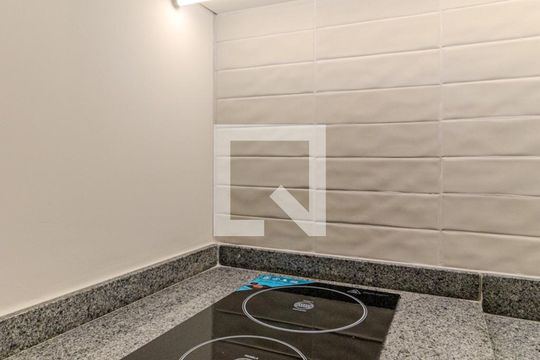Cozinha de apartamento à venda com 1 quarto, 27m² em Vila Buarque, São Paulo