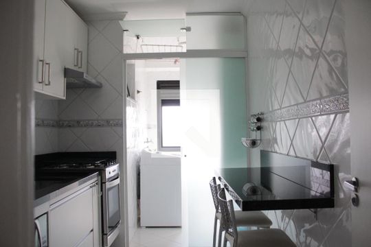 Cozinha de apartamento à venda com 2 quartos, 57m² em Brás, São Paulo