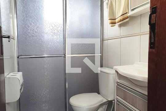 Banheiro de casa para alugar com 2 quartos, 88m² em Canudos, Novo Hamburgo
