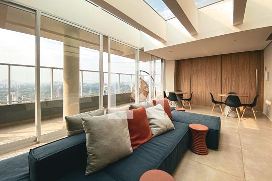 Área comum de kitnet/studio para alugar com 1 quarto, 26m² em Butantã, São Paulo