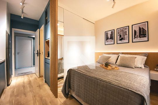 Quarto 1 de kitnet/studio para alugar com 1 quarto, 26m² em Butantã, São Paulo