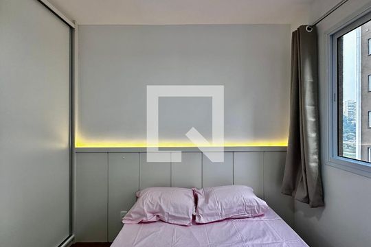Suite de apartamento à venda com 1 quarto, 27m² em Jardim Caravelas, São Paulo