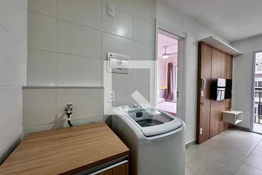 Área de Serviço de apartamento à venda com 1 quarto, 27m² em Jardim Caravelas, São Paulo