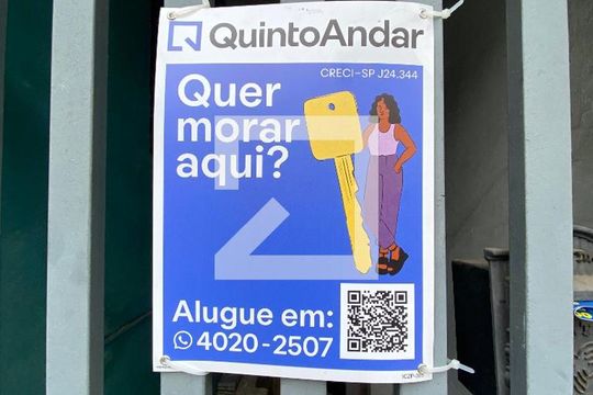 Plaquinha de casa para alugar com 1 quarto, 65m² em Jardim Danfer, São Paulo