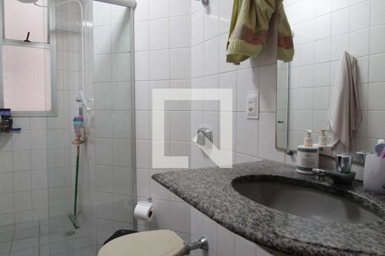 Banheiro Social de apartamento para alugar com 3 quartos, 98m² em Castelo, Belo Horizonte