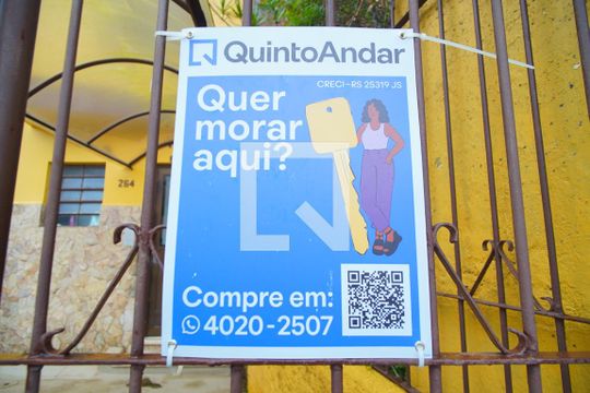 Placa de apartamento para alugar com 1 quarto, 34m² em São Geraldo, Porto Alegre