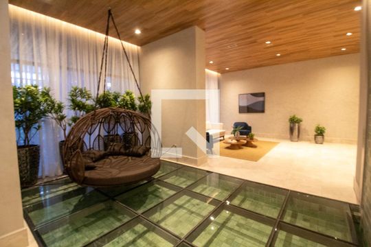 Hall Social de kitnet/studio para alugar com 1 quarto, 32m² em Santo Amaro, São Paulo