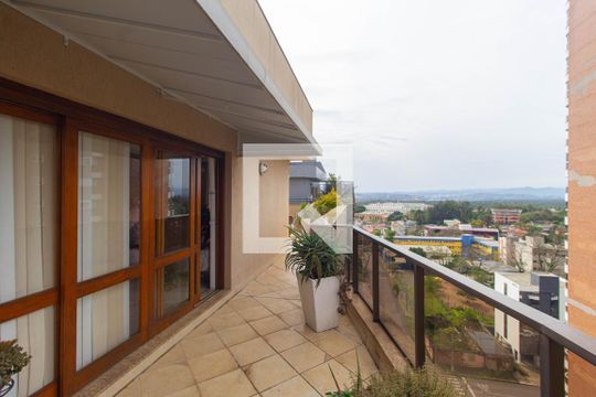 Varanda da Sala 1 de apartamento à venda com 4 quartos, 250m² em Morro do Espelho, São Leopoldo