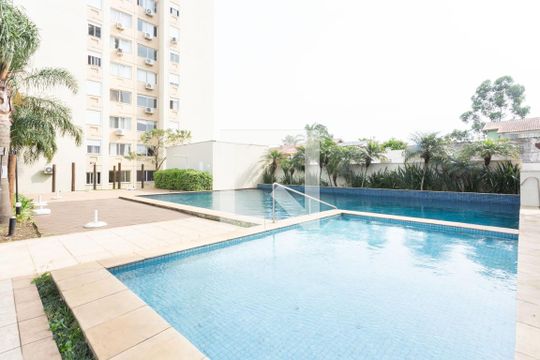 Área comum - Piscina de apartamento à venda com 3 quartos, 63m² em Sarandi, Porto Alegre