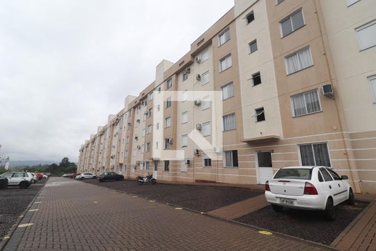 Fachada do bloco de apartamento à venda com 2 quartos, 61m² em Santo Afonso, Novo Hamburgo