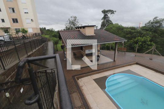 Área comum - Piscina de apartamento à venda com 2 quartos, 61m² em Santo Afonso, Novo Hamburgo