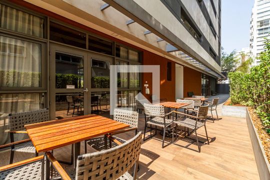 Área comum - Área Externa de apartamento para alugar com 1 quarto, 49m² em Jardim Paulista, São Paulo