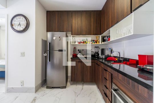 Cozinha de apartamento para alugar com 1 quarto, 49m² em Jardim Paulista, São Paulo