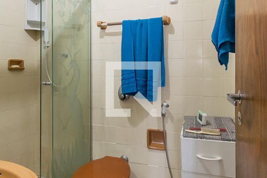 Banheiro da Suíte de apartamento à venda com 3 quartos, 111m² em Penha, Rio de Janeiro