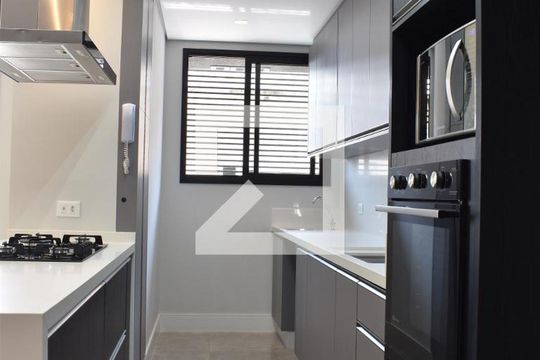 Cozinha de apartamento à venda com 3 quartos, 94m² em Juvevê, Curitiba