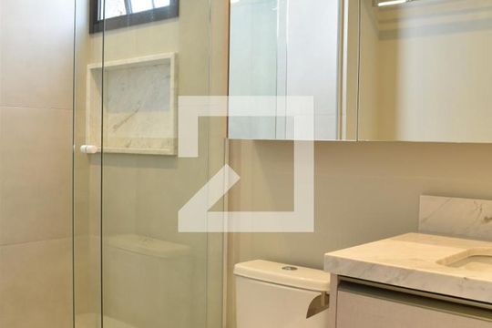 Banheiro Suíte de apartamento à venda com 3 quartos, 94m² em Juvevê, Curitiba