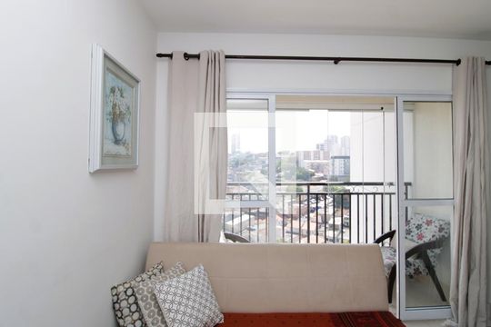 Varanda da Sala de apartamento à venda com 1 quarto, 41m² em Vila Guilherme, São Paulo