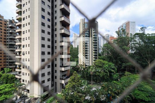 Vista da Suíte de apartamento à venda com 3 quartos, 124m² em Vila Andrade, São Paulo