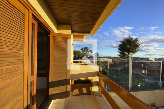 Varanda da Suíte de casa à venda com 3 quartos, 215m² em Pinheiro, São Leopoldo