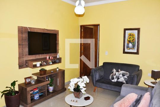 Detalhe - Sala de casa para alugar com 2 quartos, 78m² em Parque Panamericano, São Paulo