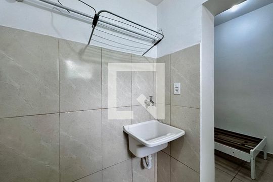 Área de Serviço de kitnet/studio para alugar com 1 quarto, 10m² em Santo Amaro, São Paulo