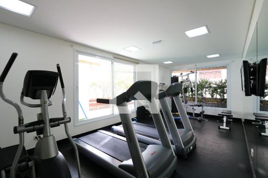 Área Comum - Academia de apartamento à venda com 3 quartos, 131m² em Jardim, Santo André