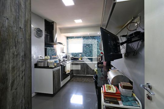 Cozinha de apartamento à venda com 3 quartos, 131m² em Jardim, Santo André
