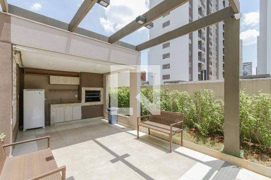 Churrasqueira de apartamento para alugar com 1 quarto, 29m² em Jardim Caravelas, São Paulo