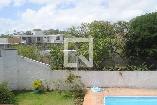 Vista da Suite 2 de casa de condomínio para alugar com 5 quartos, 420m² em Jaguaribe, Salvador