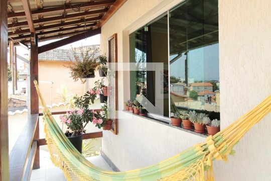 Varanda da Sala de casa à venda com 3 quartos, 492m² em Santa Mônica, Belo Horizonte