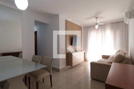 Sala de apartamento para alugar com 3 quartos, 71m² em Jardim Palma Travassos, Ribeirão Preto