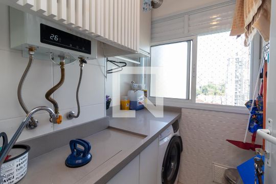 Área de Serviço de apartamento para alugar com 3 quartos, 58m² em Parada Inglesa, São Paulo