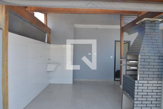 Área externa  de apartamento à venda com 2 quartos, 100m² em Vila Scarpelli, Santo André