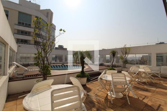 Área Comum - Piscina de apartamento à venda com 1 quarto, 45m² em Indianópolis, São Paulo