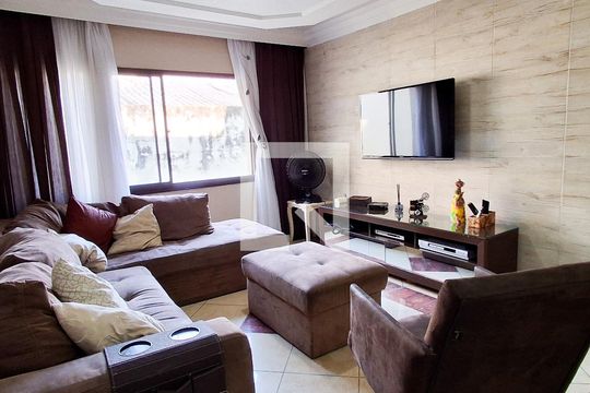 Sala de apartamento à venda com 3 quartos, 118m² em Barcelona, São Caetano do Sul