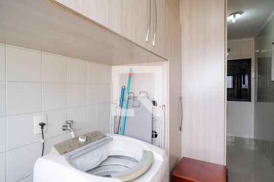 Área de serviço de apartamento à venda com 3 quartos, 165m² em Santo Antônio, São Caetano do Sul