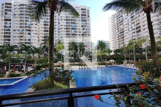 Área comum - Piscina de apartamento à venda com 3 quartos, 89m² em Barra Olímpica, Rio de Janeiro