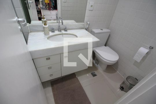 Quarto 2 - Banheiro da Suíte de apartamento à venda com 2 quartos, 76m² em Jacarepaguá, Rio de Janeiro