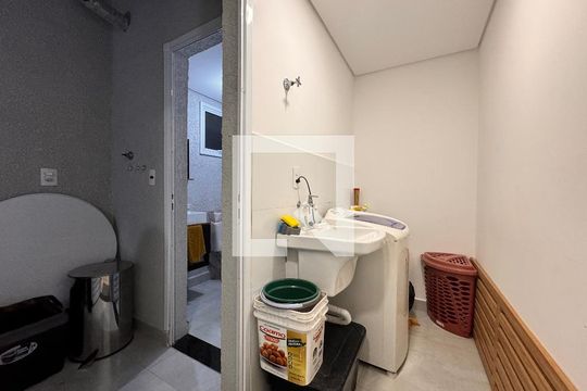 Lavanderia de apartamento à venda com 2 quartos, 82m² em Cidade São Jorge, Santo André