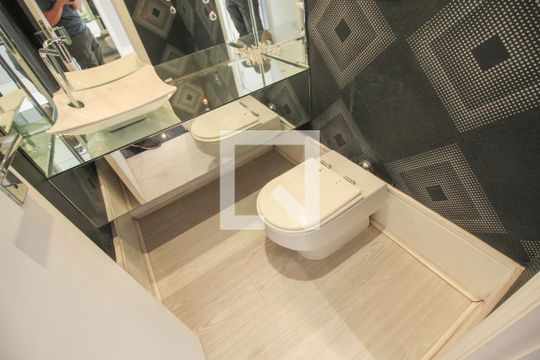 Lavabo de apartamento à venda com 4 quartos, 234m² em Jardim Anália Franco, São Paulo