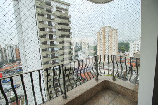 Varanda de apartamento à venda com 4 quartos, 234m² em Jardim Anália Franco, São Paulo