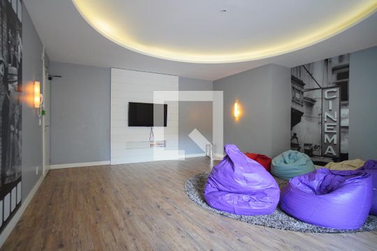 Área comum - Sala de Cinema de apartamento à venda com 3 quartos, 88m² em  Boa vista, Porto Alegre