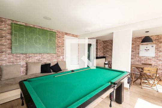 Condomínio - Salão de Jogos  de apartamento à venda com 2 quartos, 34m² em Chácara Califórnia, São Paulo