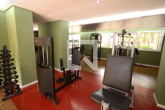 Área comum - Academia de apartamento para alugar com 1 quarto, 65m² em Vila Castelo, São Paulo