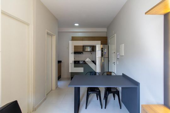 Studio Sala de apartamento para alugar com 1 quarto, 28m² em Luz, São Paulo
